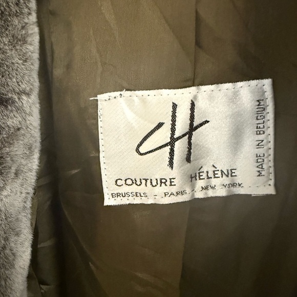 Couture Helene size 8 (UK see measurements) faux fur brown golden tones long - Picture 4 of 15